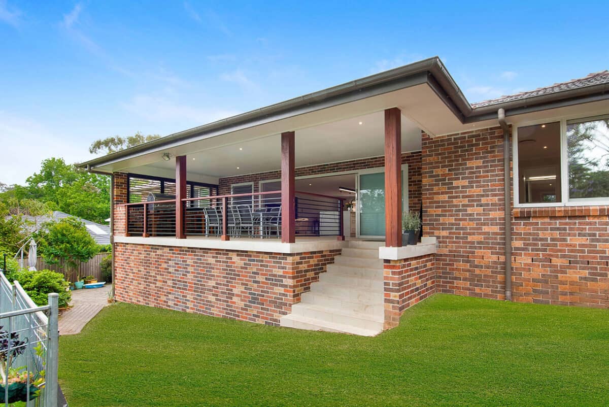 After renovation form a house to a home
