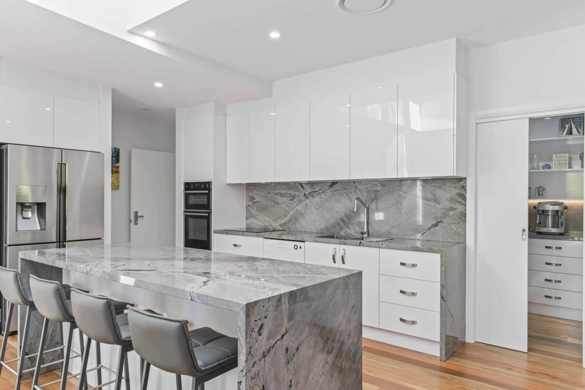 Beecroft large skylights above the kitchen