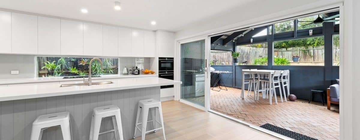 kitchen indoor outdoor area